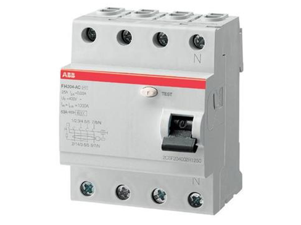 Cầu dao/ Aptomat chống giật ABB 4P 40A 100Ma (Fh204 Ac-40/0.1)