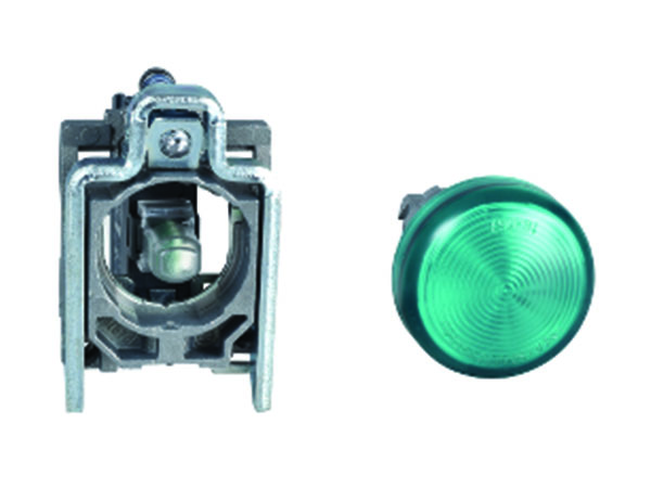 Đèn báo Schneider có đèn bulb xanh 250V (không bóng)