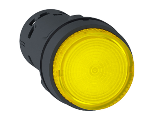 Nút nhấn Schneider có đèn vàng 24V 1NO